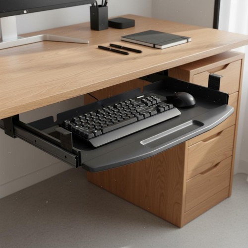 Tiroir clavier métallique - clavier,