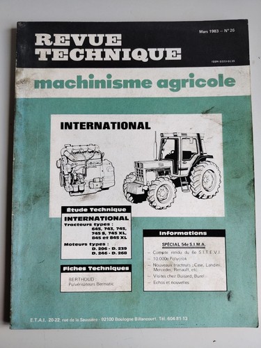 Revue technique tracteur - tracteur, case