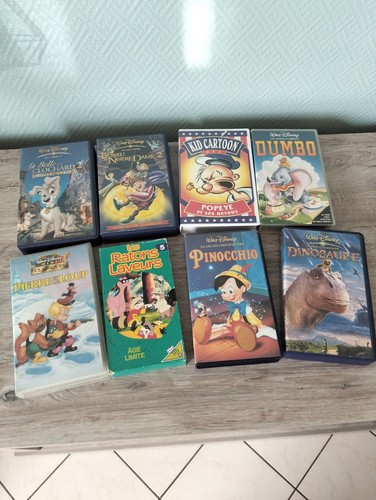 Lot video vhs walt - vhs,