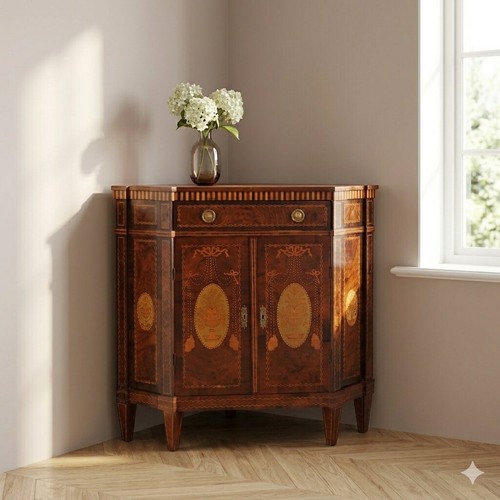 Meuble angle ancien - d'angle,