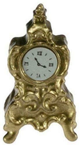 Horloge chêne doré style - en,
