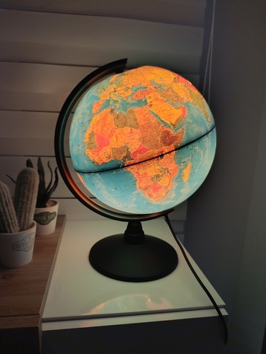 Lampe globe terrestre - globe,