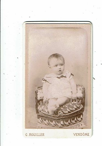 Photographie cdv bébé sur - photographie,