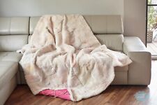 Vente Véritable Fourrure Tapis Couverture, Jeté de Lit Toscana Laine Mouton Peau