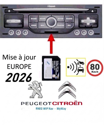 2026 carte gps - sd, europe