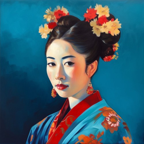 Série geisha 50x50 - –,