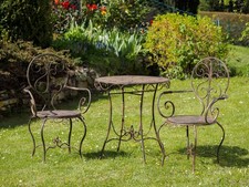 Meubles salon de jardin en fer