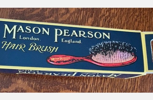 Paper box only hair brush - box,