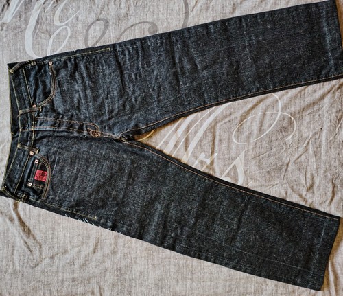 Pantalon jean noir evisu - pantalon,