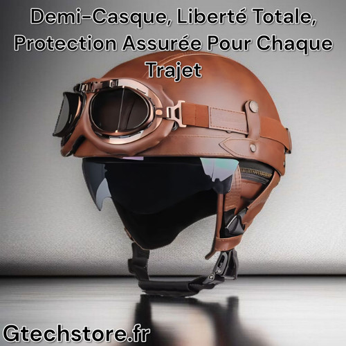 Casque moto rétro - casque, unisexe