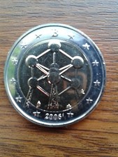 pièce neuve belgique 2 euros