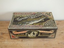 Antique Tinplate Box - Sportsmans Relish