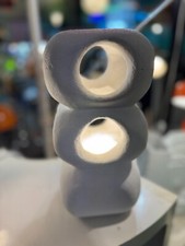 2nd - signed ALBERT TORMOS pebble lamp - sandstone of the guard - vintage - 60s/70s