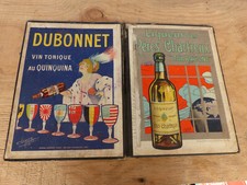 Ancien porte menu de bistrot DUBONNET pub Chartreuse Tarragone