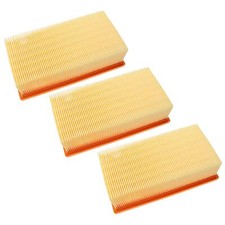 3 Filtres plissés plats pour