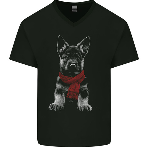 Berger allemand chiot un - en,