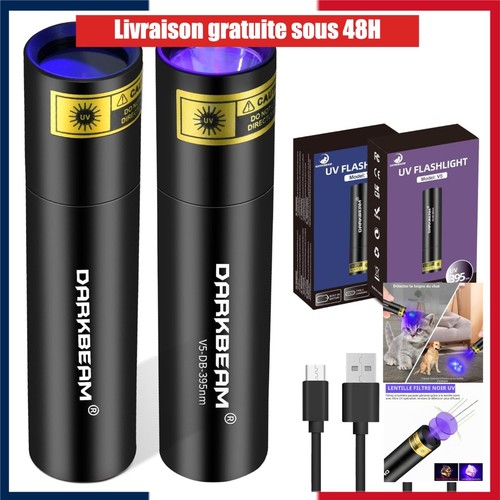 Lampe torche led 365 395 - uv,