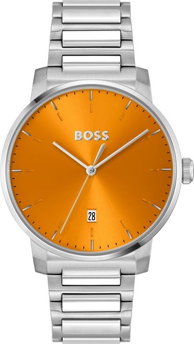 Boss montre argent analogique - montre,