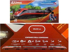 Miniature De Modélisme Ferroviaire Lima TRENO FRECCIAROSSA AUTO HO 1:87 Trenino