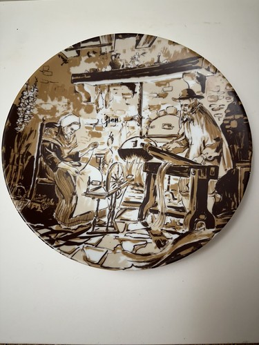 Assiette vieux métier - métier, de