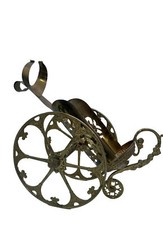 Champagne Wine Chariot -Bottle Holder  Brass Serving  Caddy tabletop Not Chiller