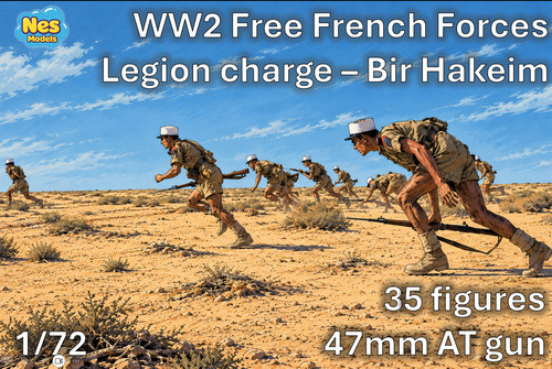 Ffl bir hakeim legion - 1/72,