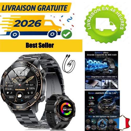 Lige montre connectée - connectée, homme