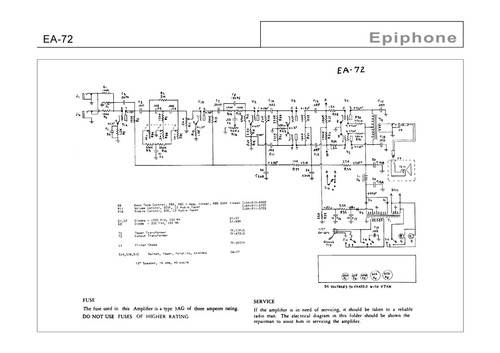 Schematic diagrammes guitar - schematic,