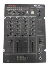 Vestax PMC-280 4-Channel DJ Mixer with Effects EQ Kill Mic Input XLR Out Tested