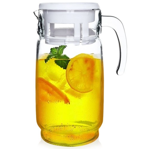 Pichet verre avec couvercle - pichet,