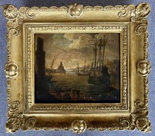 Ancien tableau marine XVIII 17