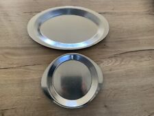2 Plats Inox - 1 Ovale ( 46 X