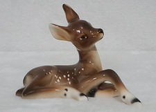 Gloriette Ceramics made in Austria Bambi Fawn Laying Down Figurine