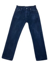 VINTAGE Levi's 501 DARK Blue Jeans Regular Straight Made in USA Men's W32 L31.5