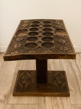 Unique Decoration - Hand Carved Wooden Traditional African Play Table