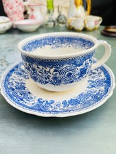 Tasse Soucoupe Bleu Blanc