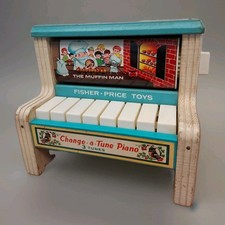 Vintage 1969 Fisher Price Toys Change a Tune Piano No. 910 with 3 Tunes WORKING