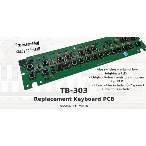 303 complete keyboard pcb - complete,
