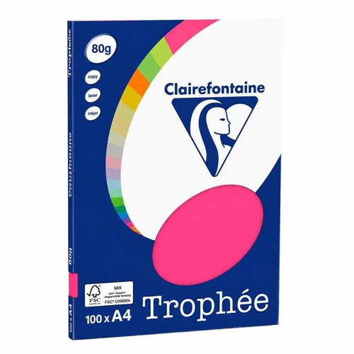 Ramette papier rose - de,
