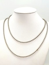 Reminiscence Ball Necklace Choker 80.5cm Sterling Silver 925