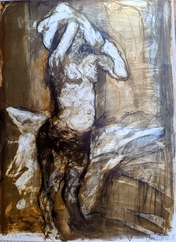 Lithographie claude weisbuch - lithographie,