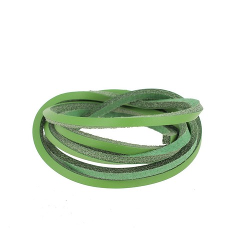Lacet cuir carré largeur - en,