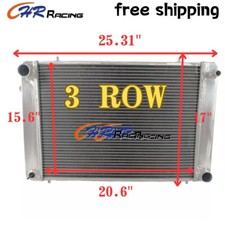 aluminum radiator FOR Triumph TR8 TR 8 3.5L V8 1978–1981 1979 1980 62MM 2.5" MT