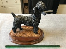 ANCIEN GRAND CANICHE NOIR EN