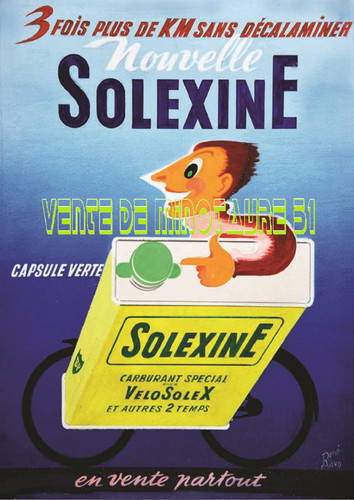 Vélo solex solexine signée - solex,