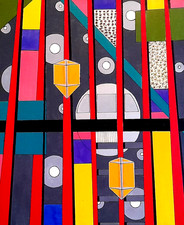 Artiste B Jost , acrylique sur