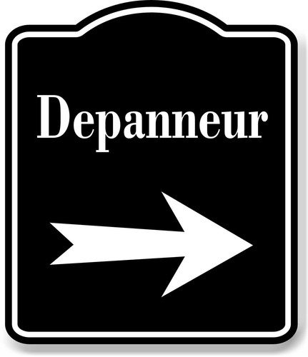 Depanneur right arrow black - right,