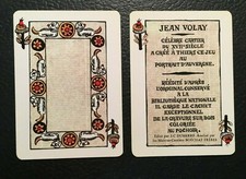 Swap Playing Cards  French  JEU AU  Lot of 2 ODD BALL CARDS  MADE IN FRANCE