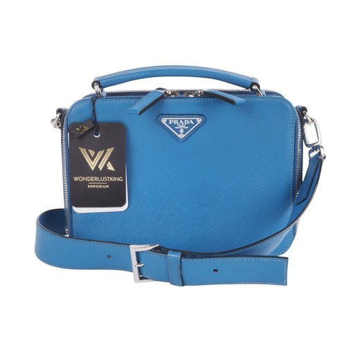 Sac prada brique saffiano - brique,