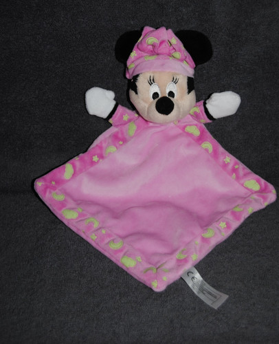 Doudou plat minnie rose - 🍀doudou,